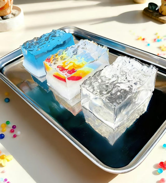 Handmade Water Wave Cube Squishy | Custom Sensory Toy | Stress Relief Gift