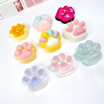 9-Color Magic Cat Paw Squishy - Dual Texture Sensory Toy for Stress Relief & Fun