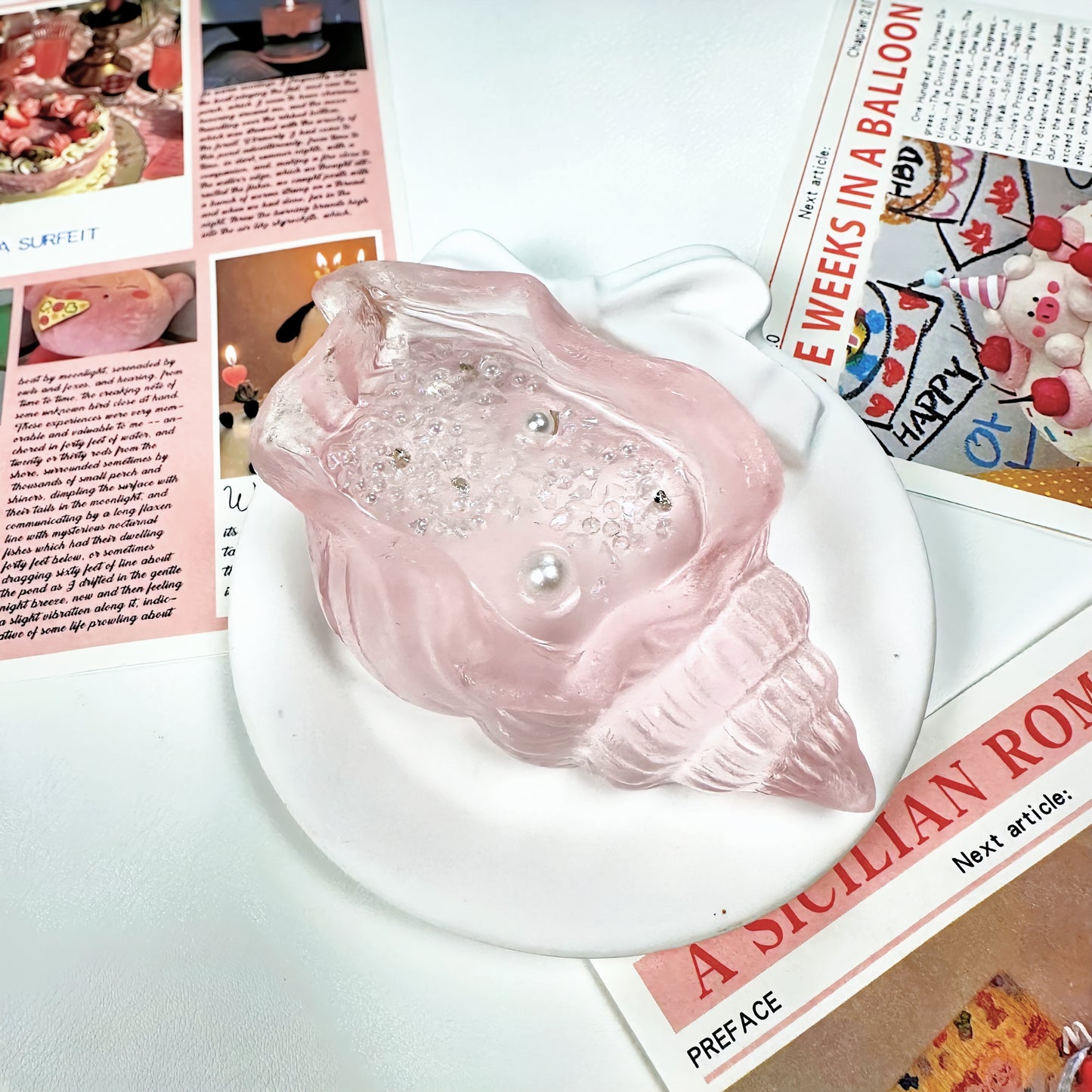 Sparkly Mermaid Conch Squishy