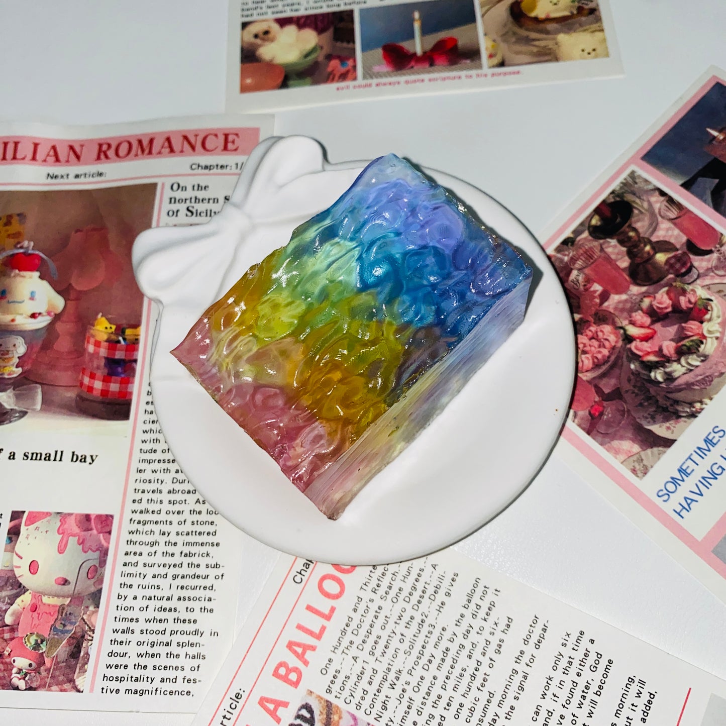 Handmade Water Wave Cube Squishy | Custom Sensory Toy | Stress Relief Gift