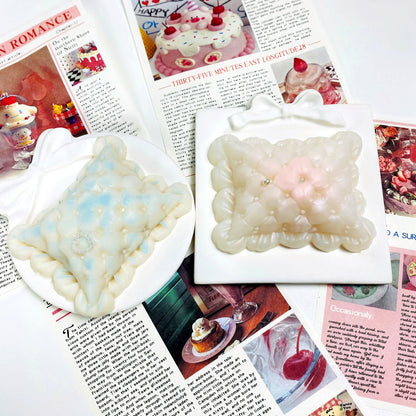 Princess Pillow Squishy - Pink & Blue Mini Sensory Pillow, Stress Relief & Anxiety Fidget Toy