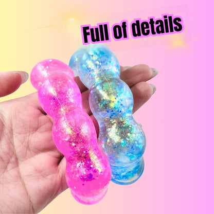 Hand Sticky Maltose Fidget Bracelet | Wearable & Stretchy Sensory Ring | TPR Portable Stress Relief Toy