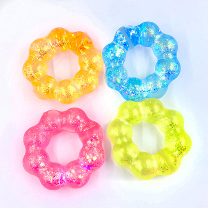 Hand Sticky Maltose Fidget Bracelet | Wearable & Stretchy Sensory Ring | TPR Portable Stress Relief Toy