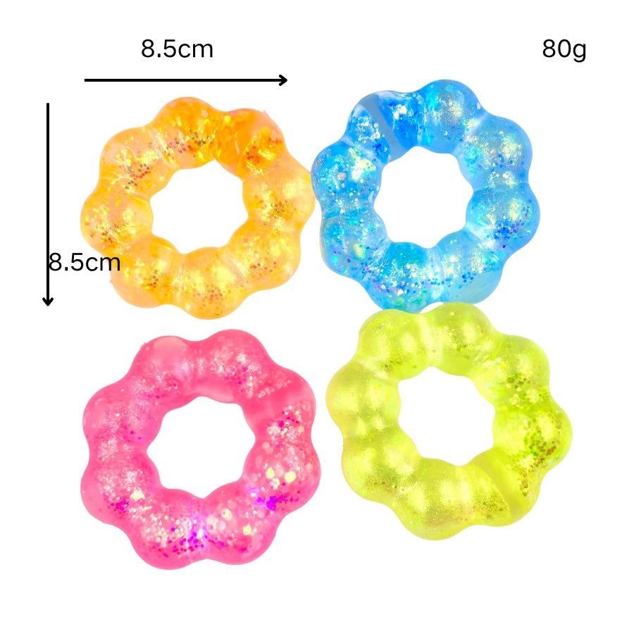 Hand Sticky Maltose Fidget Bracelet | Wearable & Stretchy Sensory Ring | TPR Portable Stress Relief Toy