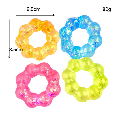 Hand Sticky Maltose Fidget Bracelet | Wearable & Stretchy Sensory Ring | TPR Portable Stress Relief Toy