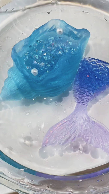 Sparkly Mermaid Conch Squishy